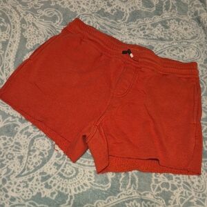 Women's Athletic Shorts - Orange